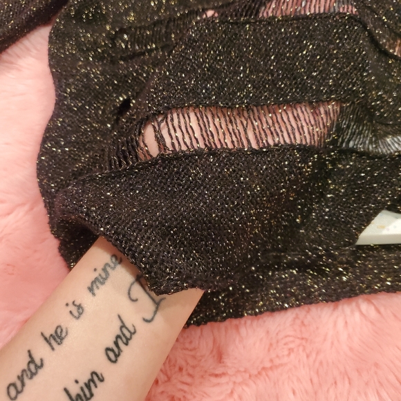 Rock & Republic metallic knit top - Picture 12 of 15